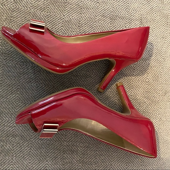 New Red Bandolino Pumps 7M - Picture 4 of 7